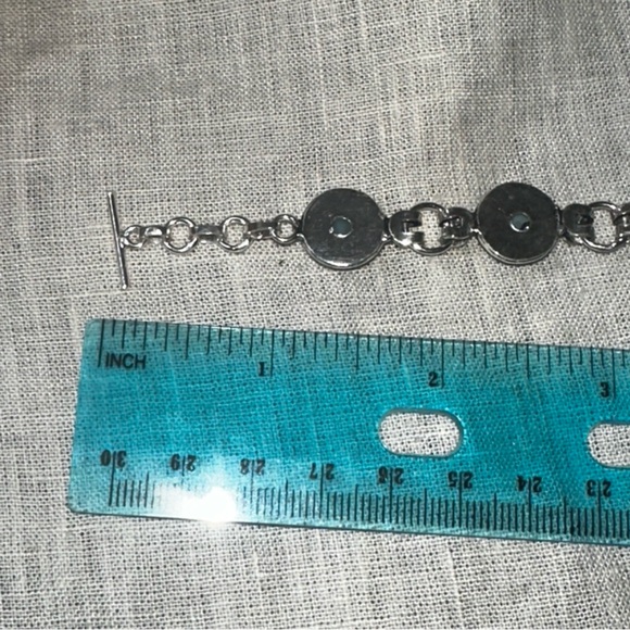 Caribbean Larimar Multi Gem  handcrafted bracelet - Picture 7 of 12